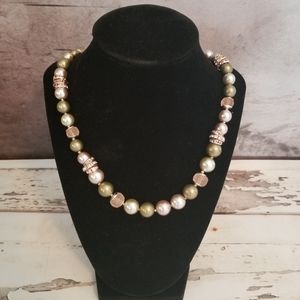 Crystal & Beads Necklace